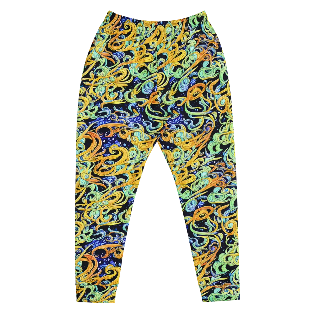 Midnight Ribbons on Men's Joggers — Front