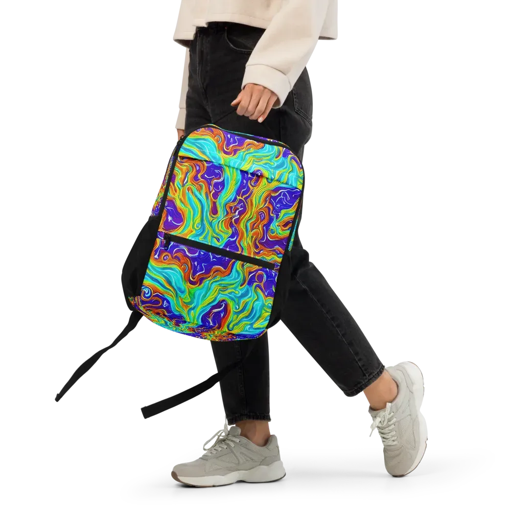 Liquid Carnival on Utility Backpack — Front