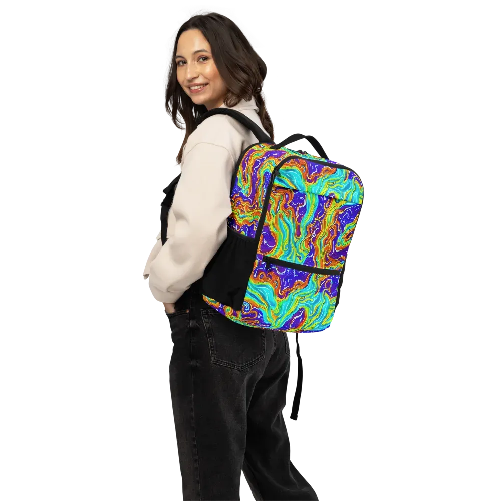 Liquid Carnival on Utility Backpack — Back