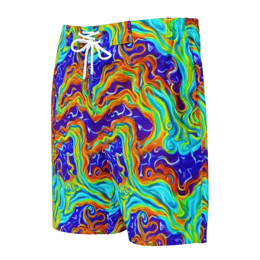 Liquid Carnival on a Men's Board Shorts