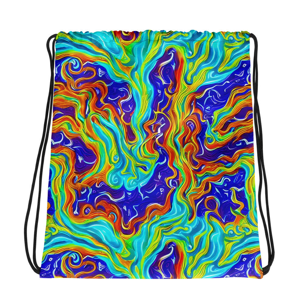 Liquid Carnival on Drawstring Bag — Photo
