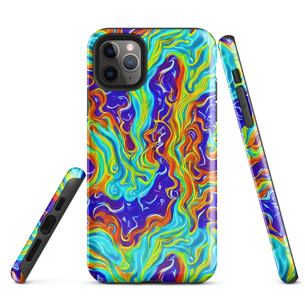 Liquid Carnival on Tough Case for iPhone® — Front