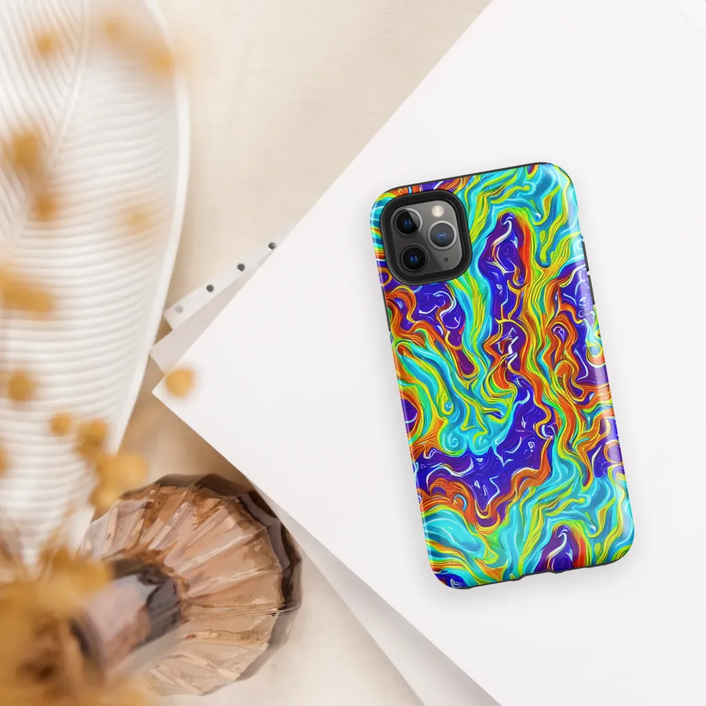 Liquid Carnival on Tough Case for iPhone® — Front