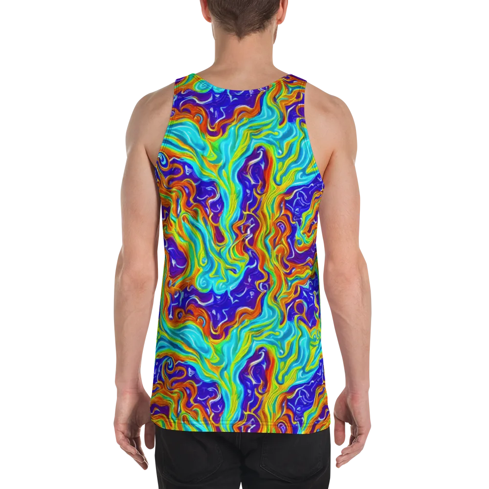 Liquid Carnival on Men's Tank Top — Back