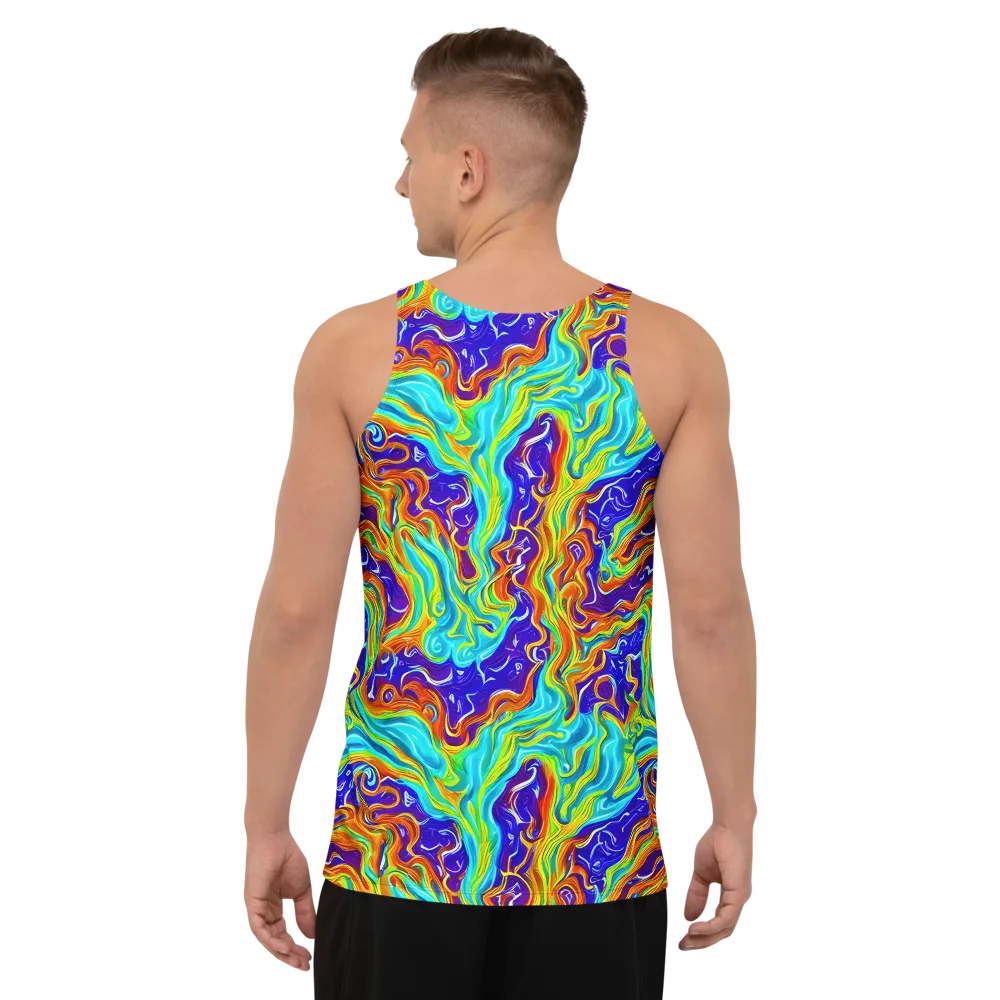 Liquid Carnival on Men's Tank Top — Back