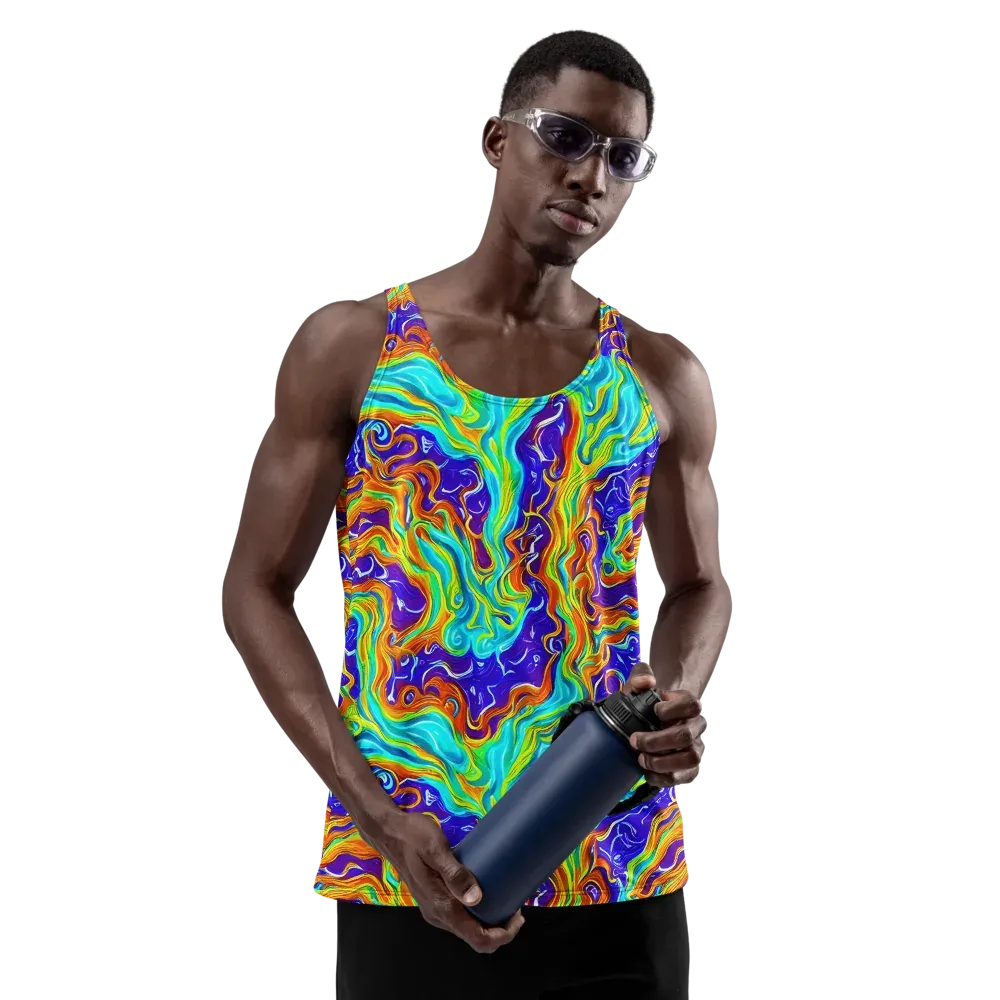 Liquid Carnival on Men's Tank Top — Front