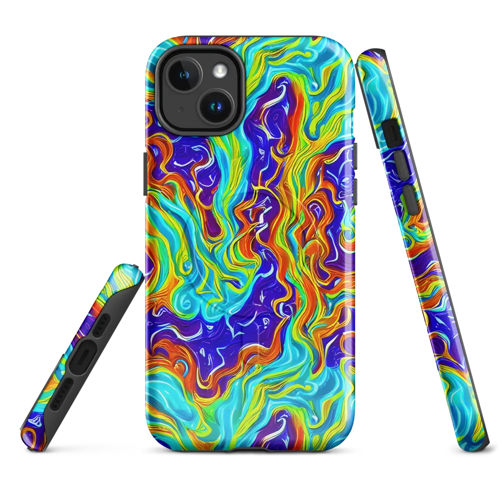 Liquid Carnival on MagSafe Tough Case for iPhone® — Front
