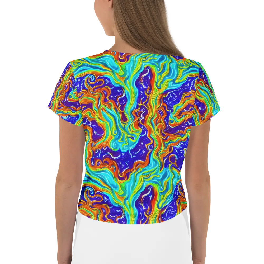 Liquid Carnival on Crop Tee — Back