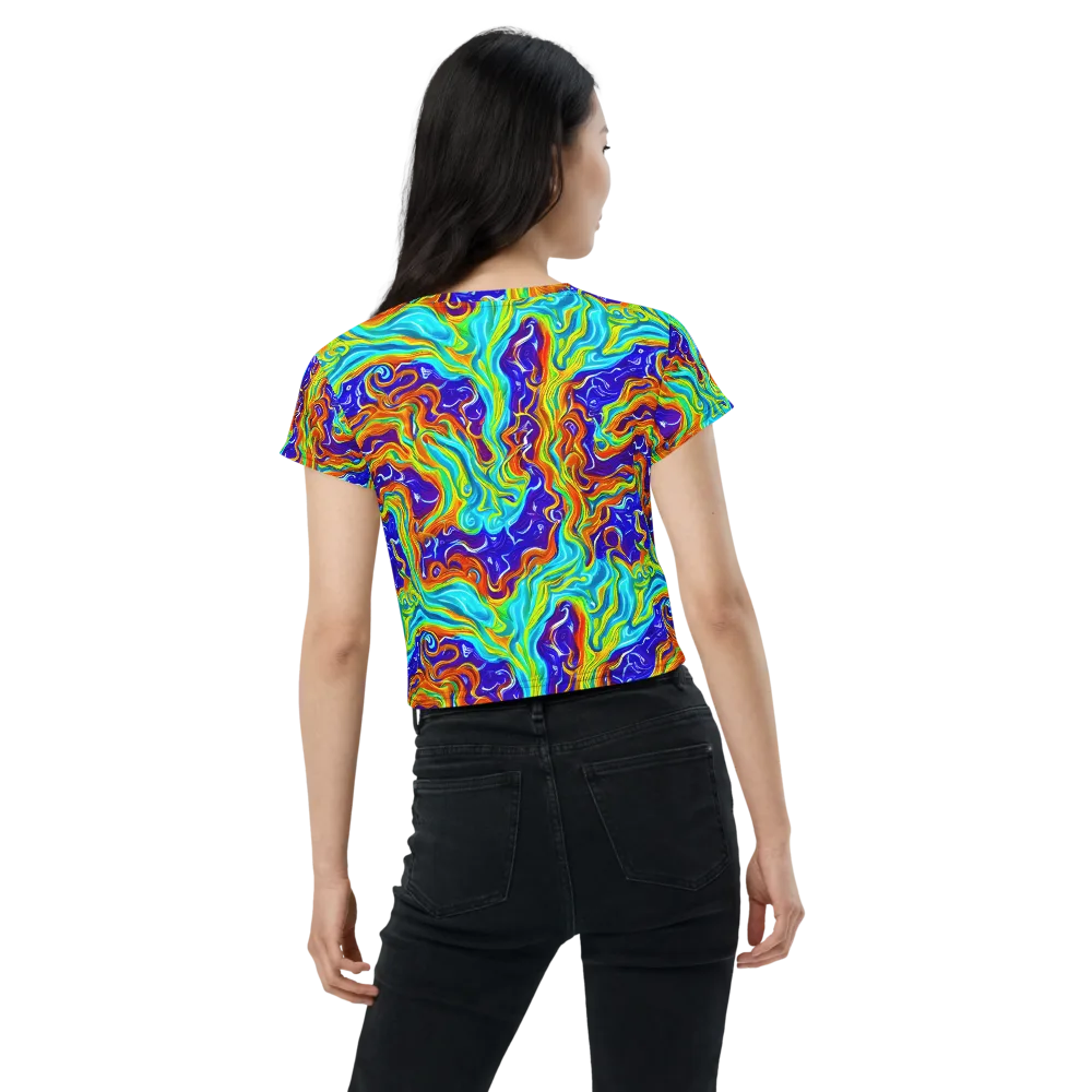 Liquid Carnival on Crop Tee — Back