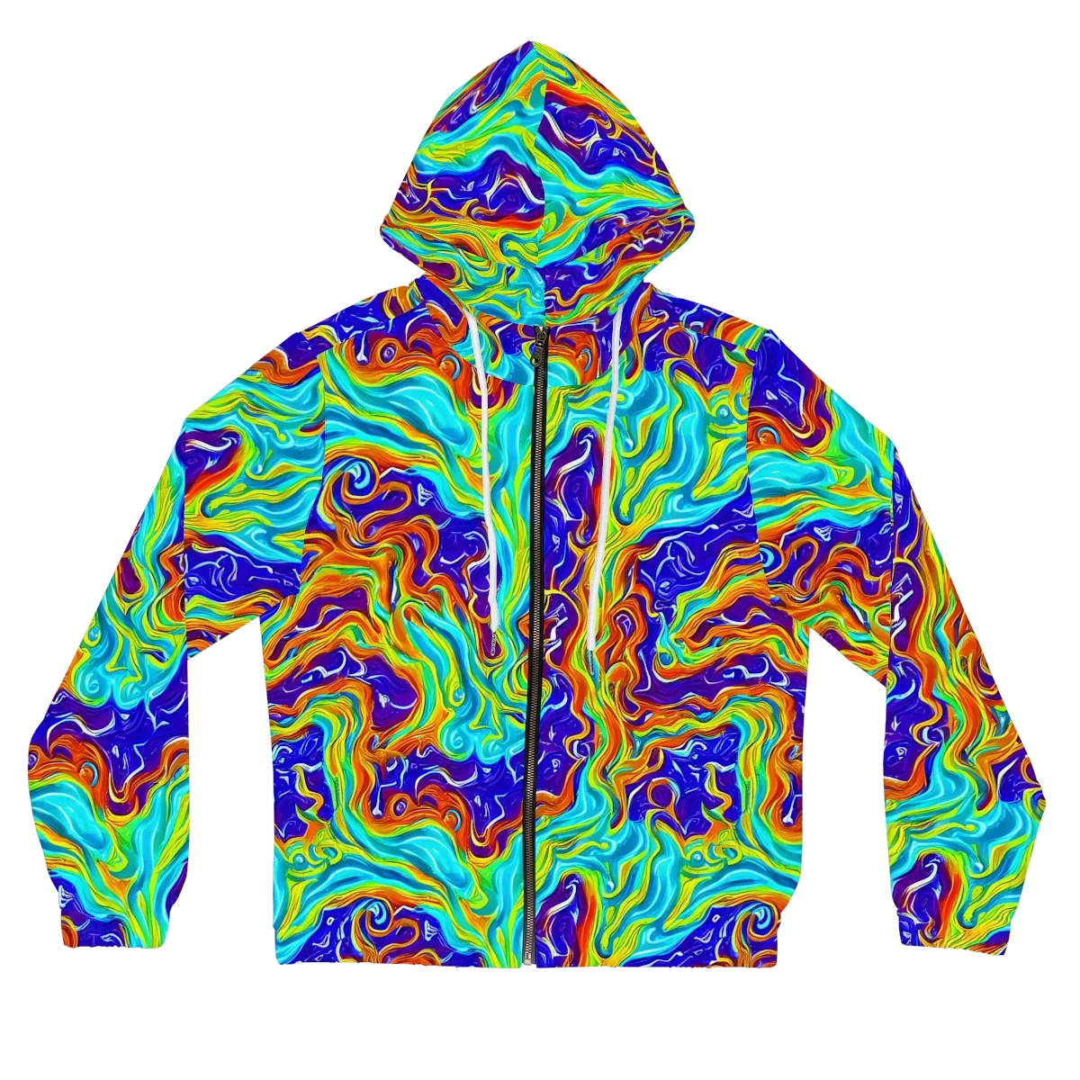 Liquid Carnival on Women's Full-Zip Hoodie — Front