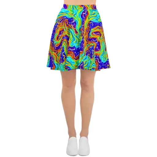 Liquid Carnival on a Skater Skirt