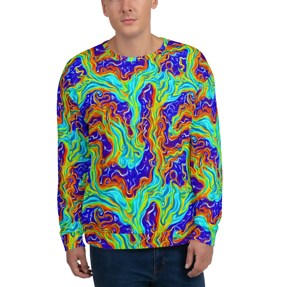 Liquid Carnival on Sweatshirt — Front