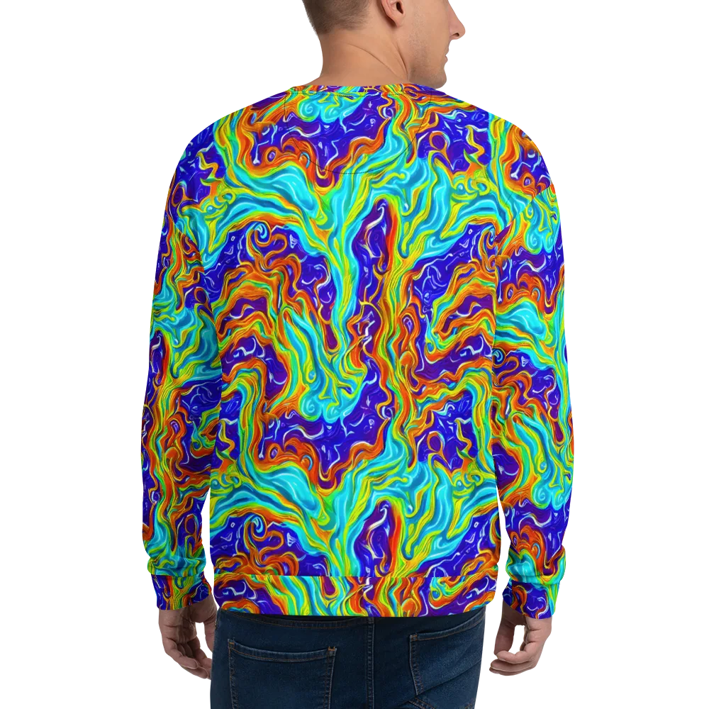 Liquid Carnival on Sweatshirt — Back
