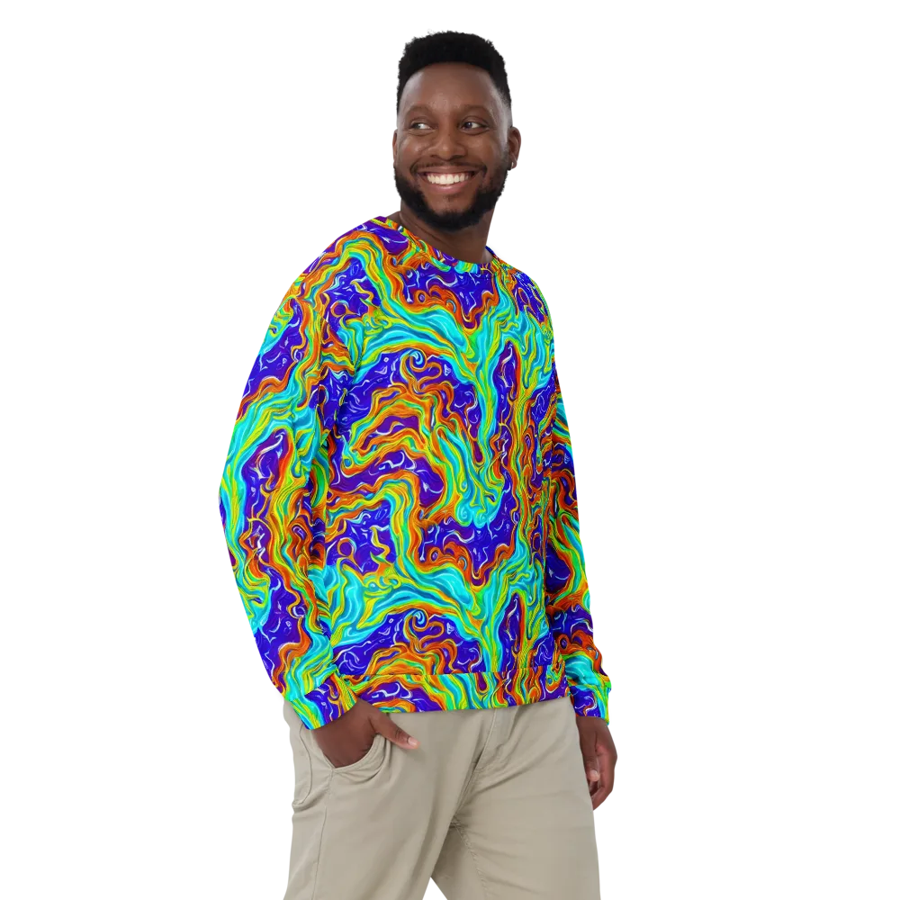 Liquid Carnival on Sweatshirt — Front