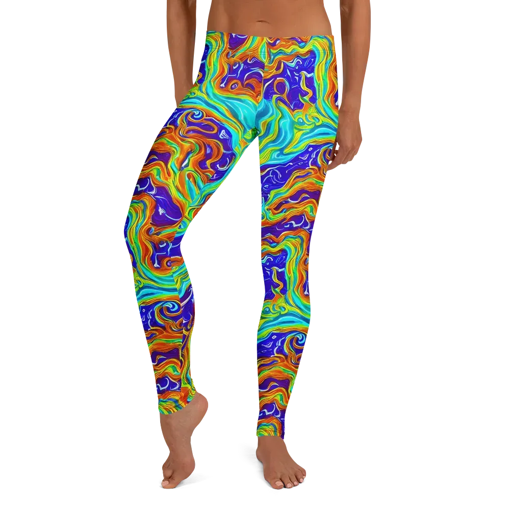 Liquid Carnival on Leggings — Front