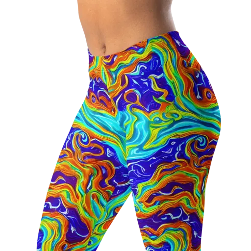 Liquid Carnival on a Leggings