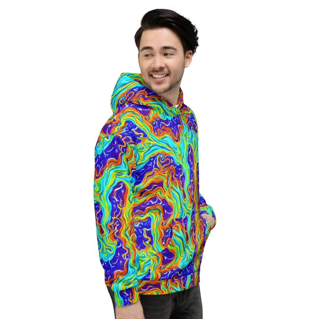 Liquid Carnival on Hoodie — Right