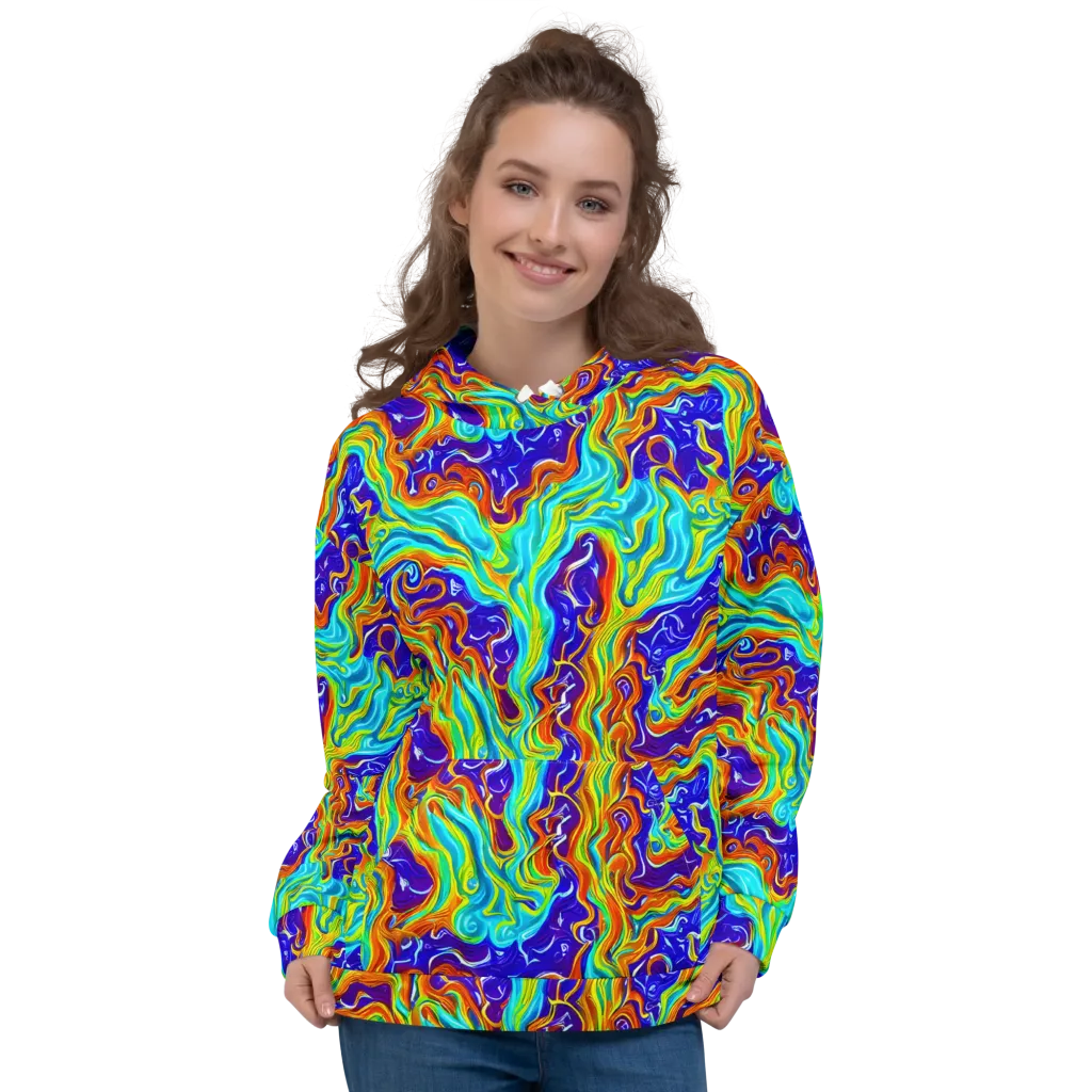 Liquid Carnival on Hoodie — Front