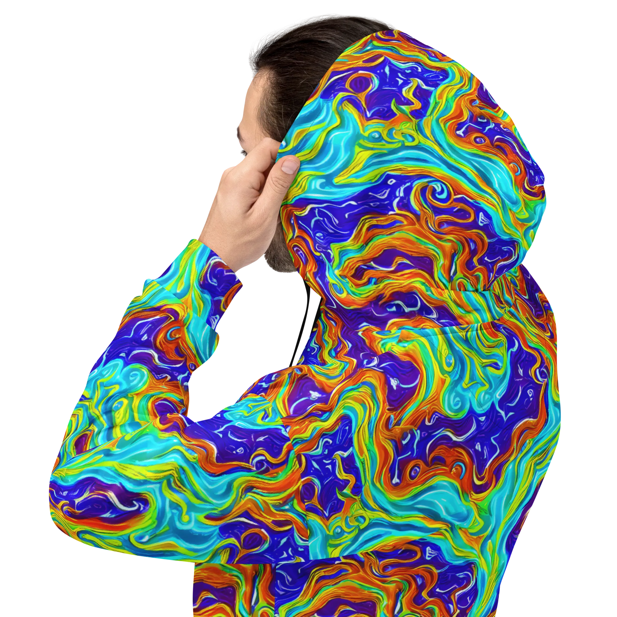 Liquid Carnival on Hoodie — Back