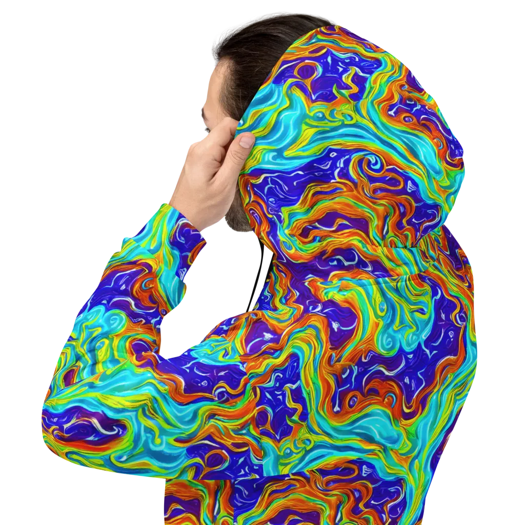 Liquid Carnival on Hoodie — Back