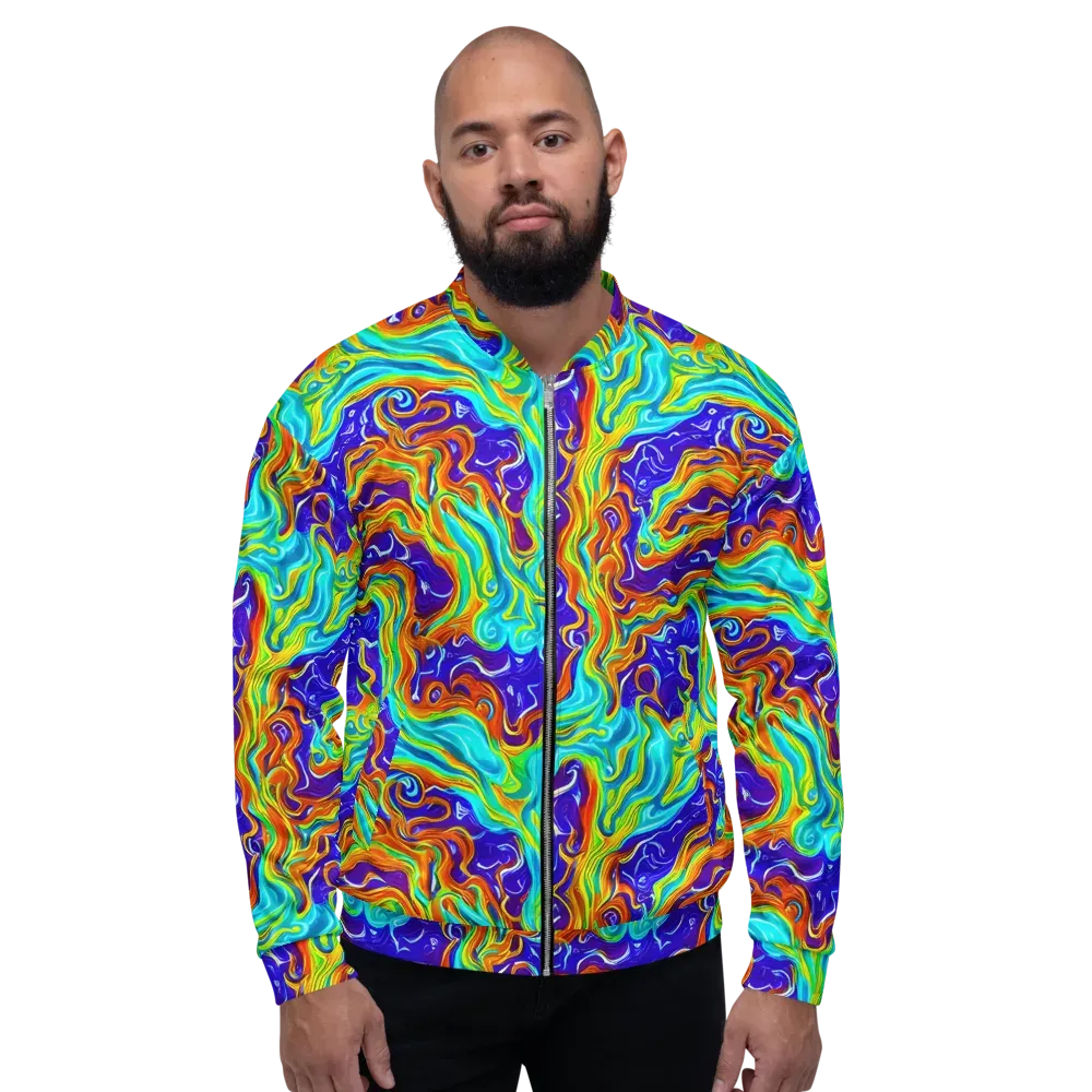 Liquid Carnival on Bomber Jacket — Front