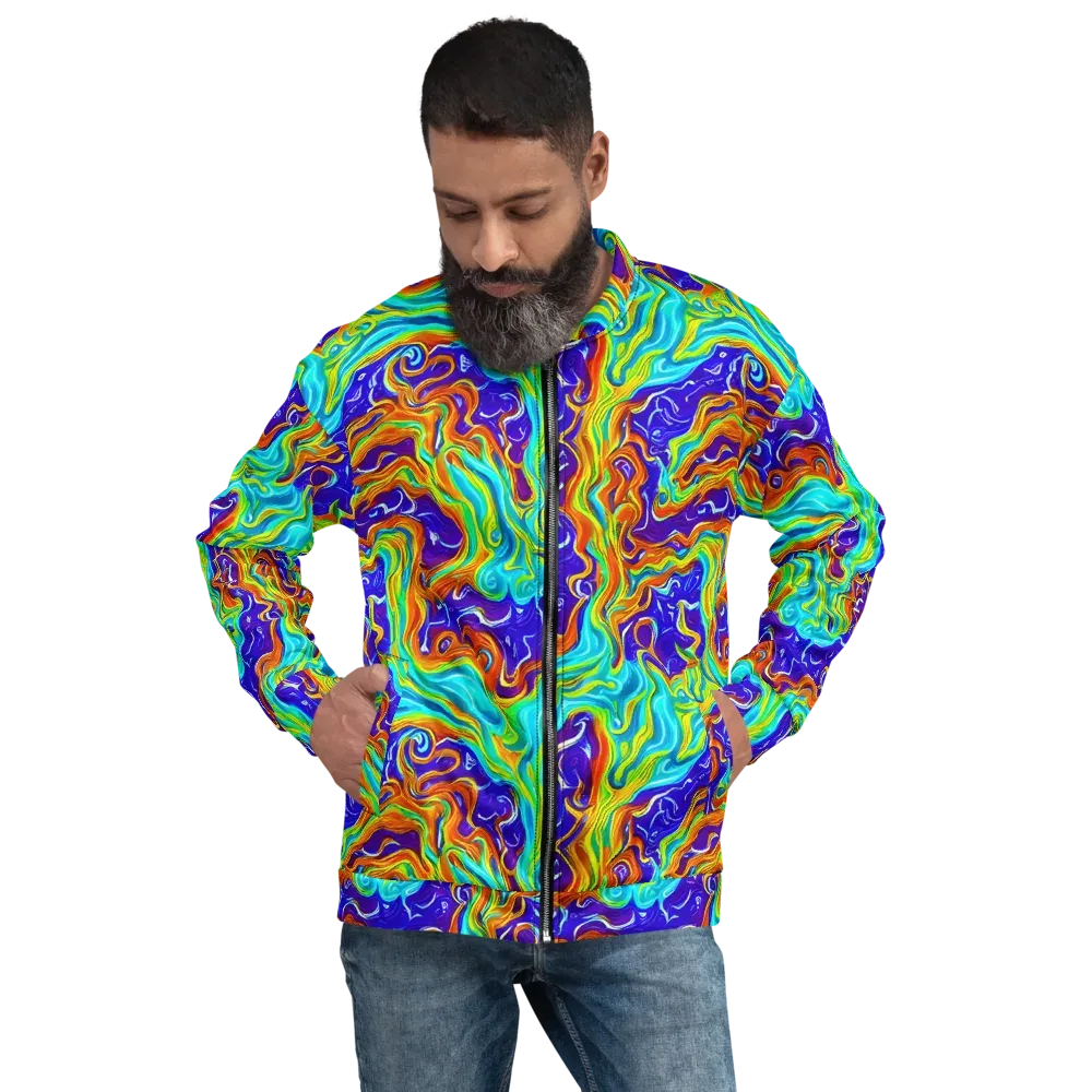 Liquid Carnival on Bomber Jacket — Front