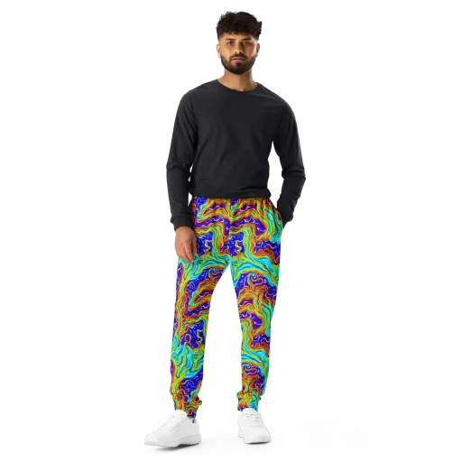 Liquid Carnival on a Men's Joggers
