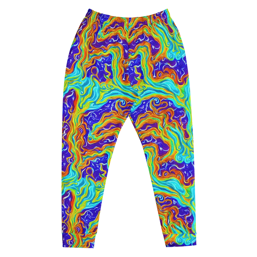 Liquid Carnival on Men's Joggers — Front