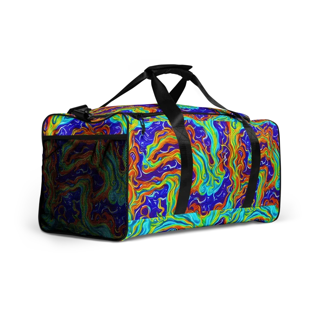 Liquid Carnival on Duffle Bag — Right Front