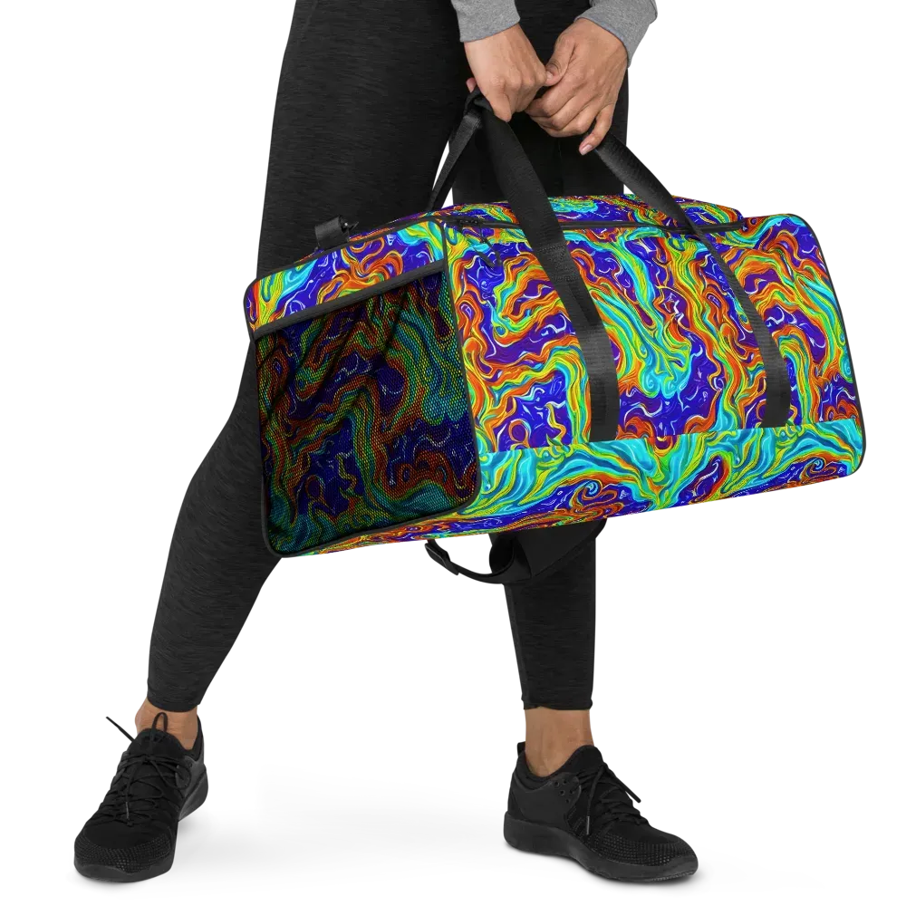 Liquid Carnival on Duffle Bag — Right Front