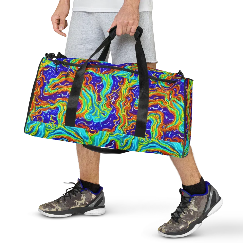 Liquid Carnival on Duffle Bag — Front