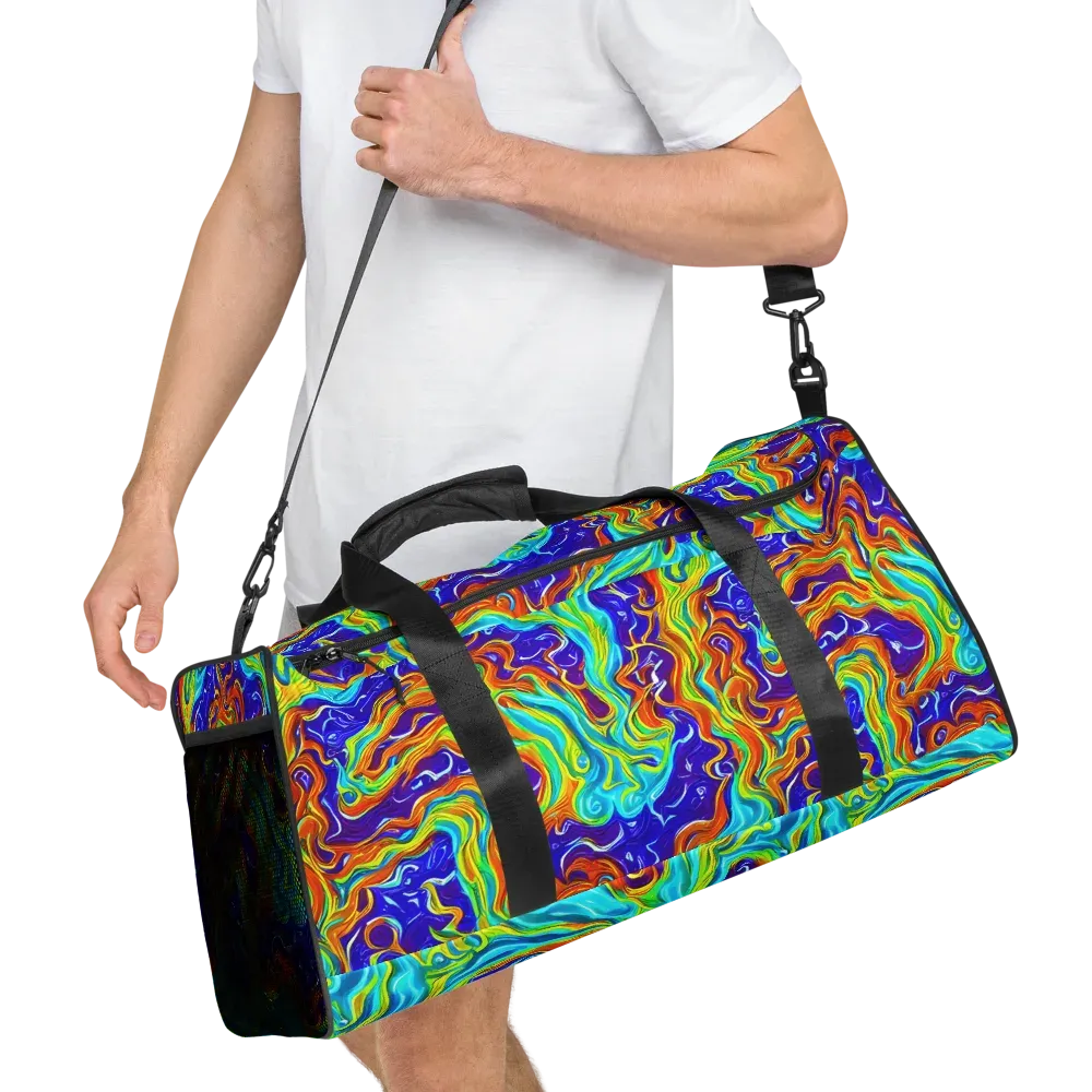 Liquid Carnival on Duffle Bag — Right Front