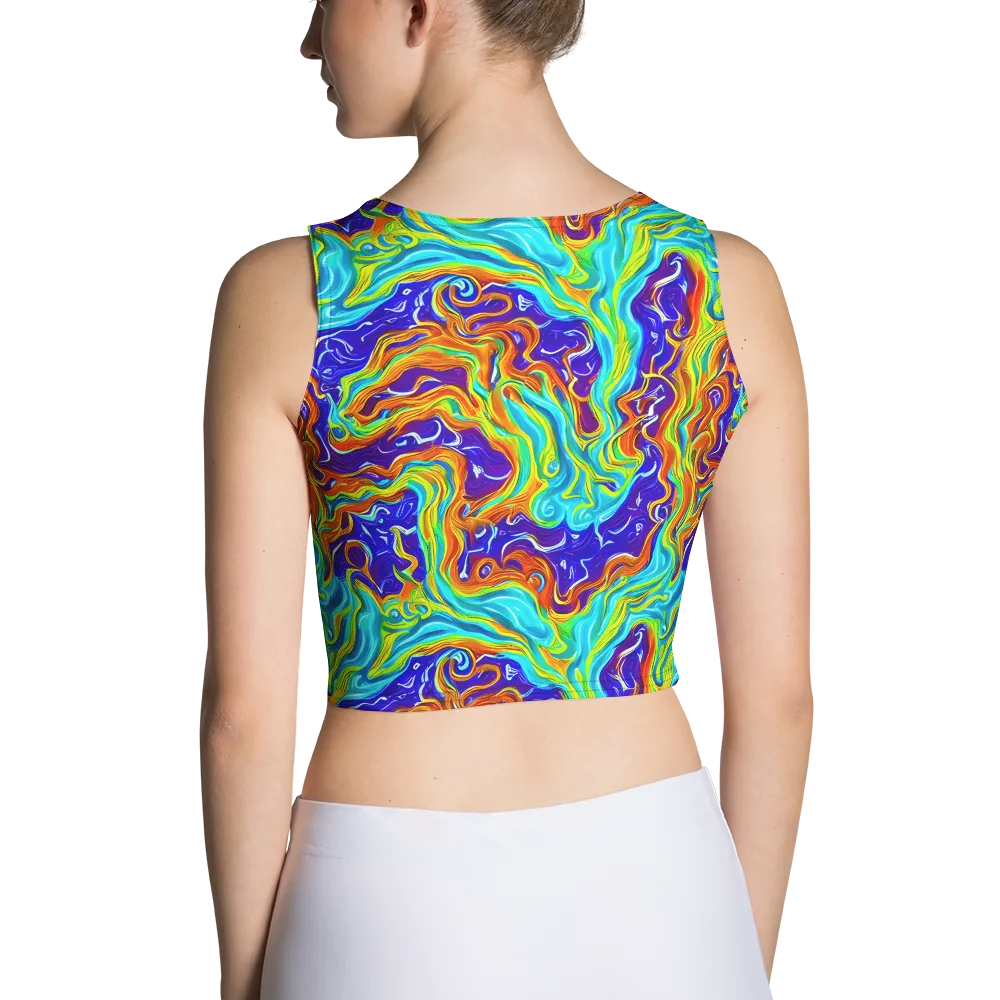 Liquid Carnival on Crop Top — Back
