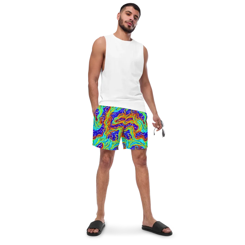 Liquid Carnival on Swim Trunks — Front