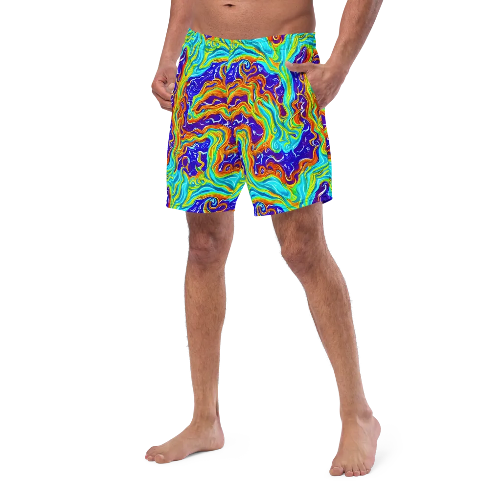 Liquid Carnival on Swim Trunks — Left Front
