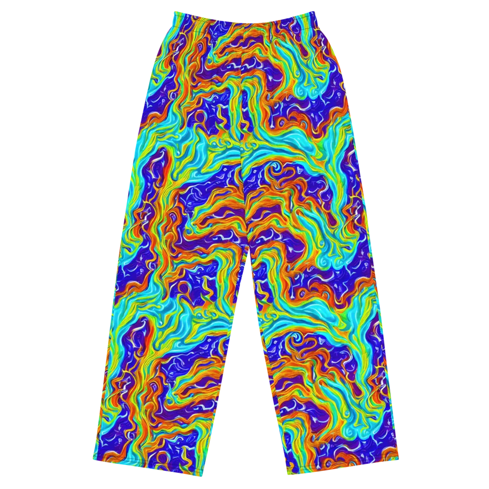Liquid Carnival on Wide-Leg Pants — Front