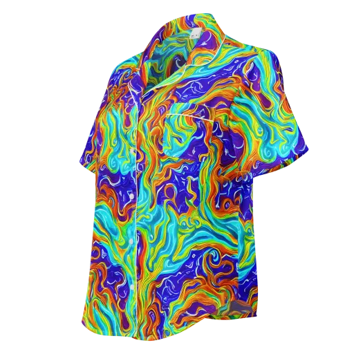 Liquid Carnival on a Women's Short Sleeve Pajama Top