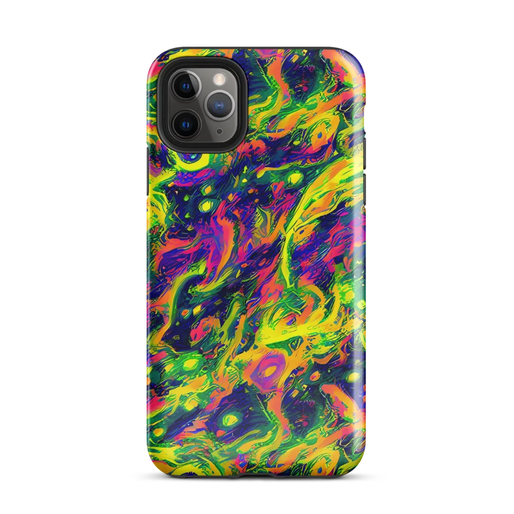Fluorescent Frenzy on Tough Case for iPhone® — Front