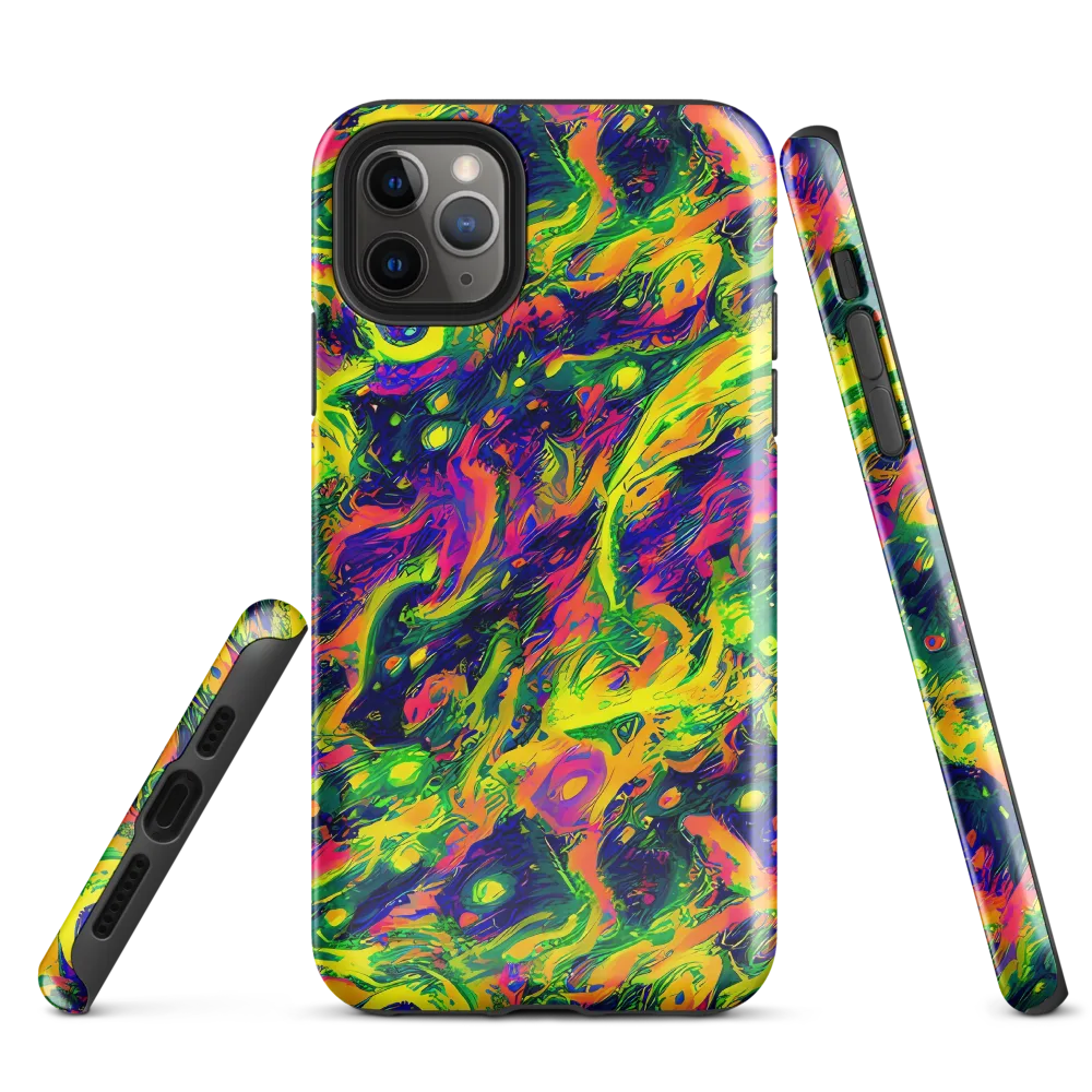 Fluorescent Frenzy on Tough Case for iPhone® — Front