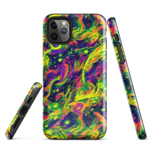 Fluorescent Frenzy on a Tough Case for iPhone®
