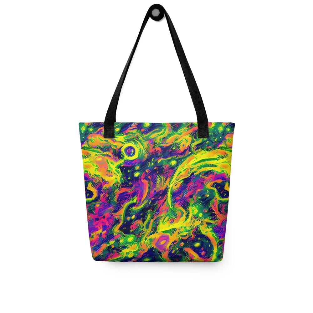 Fluorescent Frenzy on Tote Bag — Front
