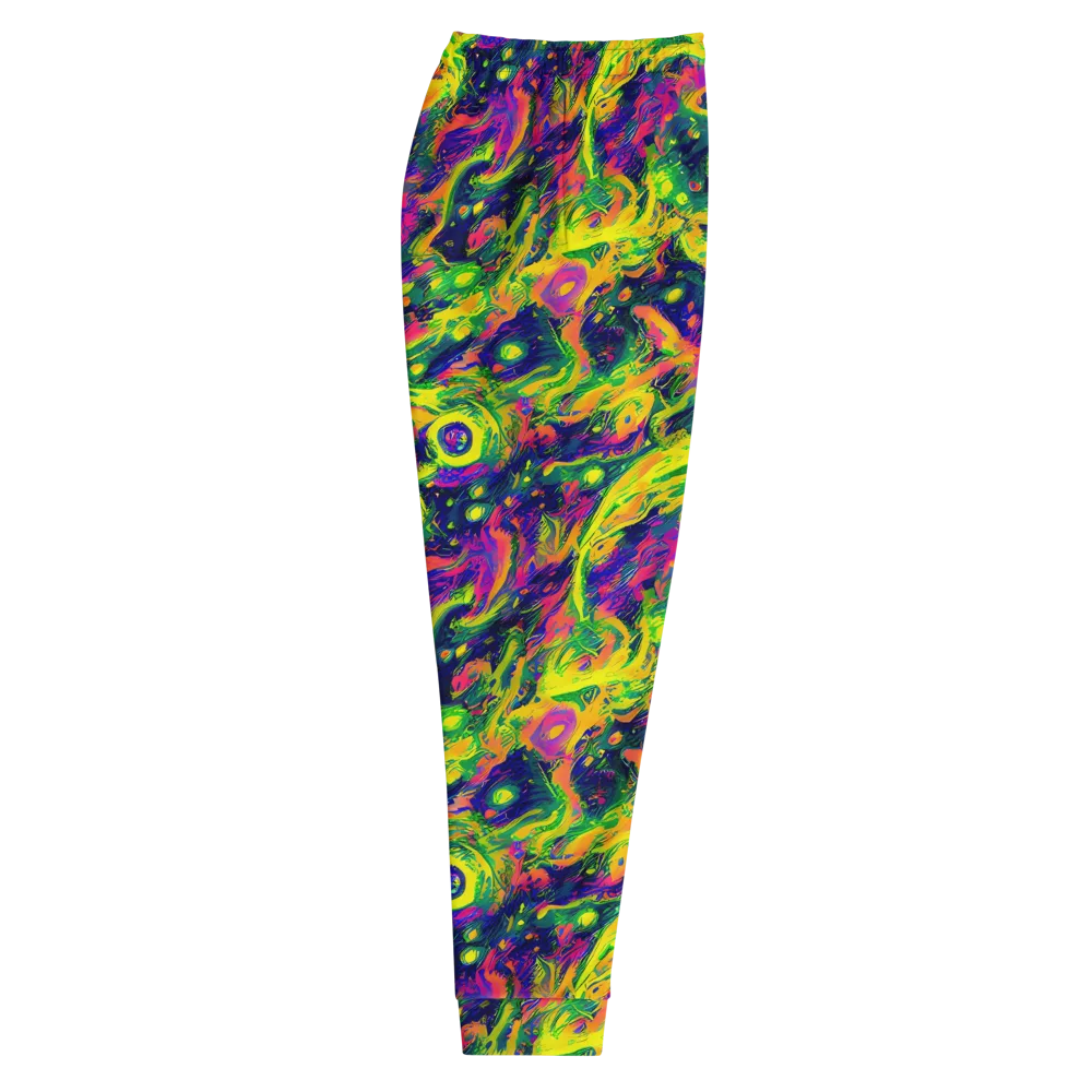 Fluorescent Frenzy on Men's Joggers — Right