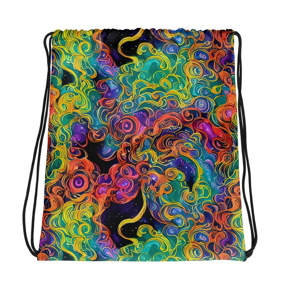 Cosmic Swirl on Drawstring Bag — Photo