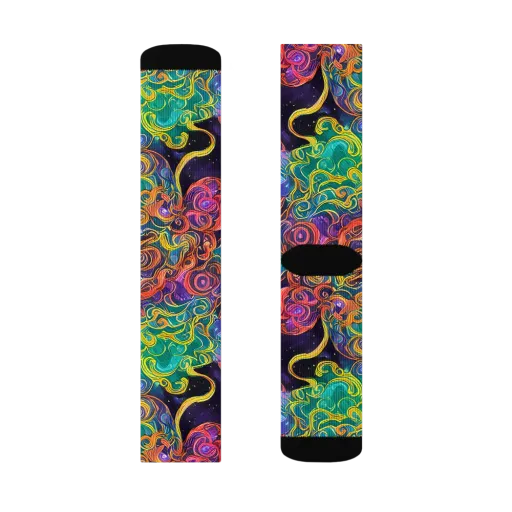Cosmic Swirl on a Socks