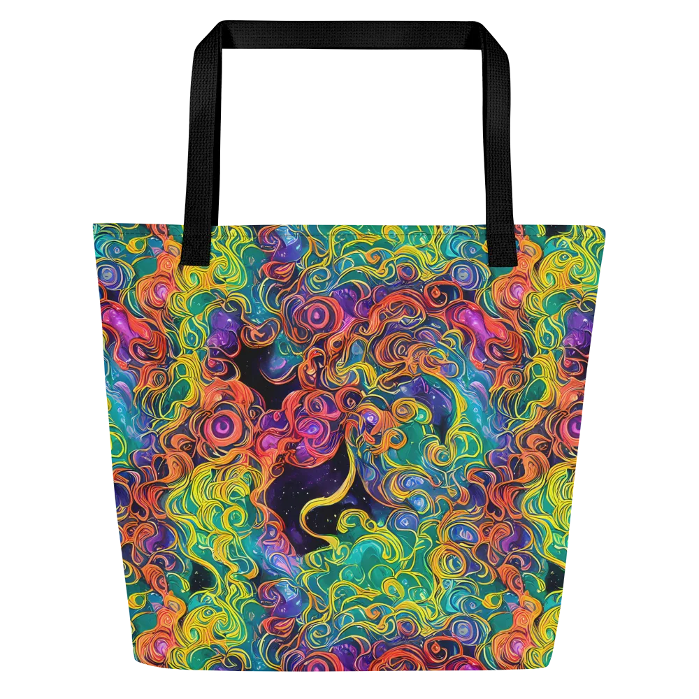 Cosmic Swirl on Large Tote Bag W/ Pocket — Front