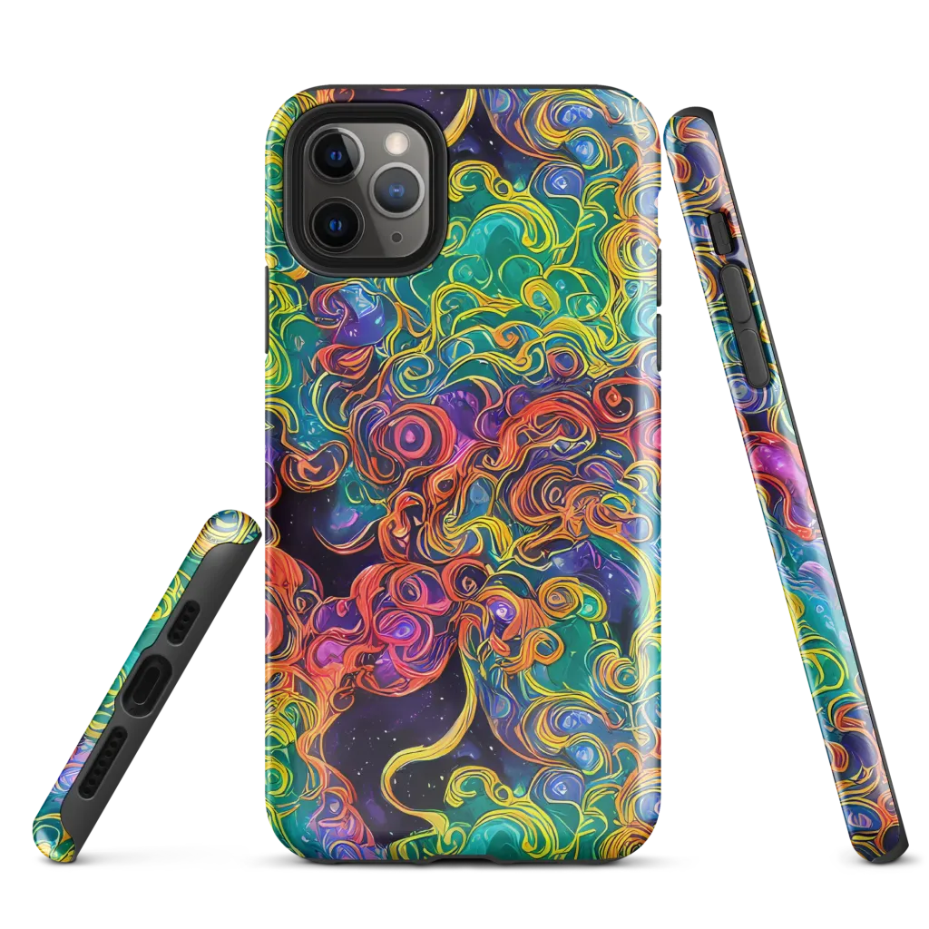 Cosmic Swirl on Tough Case for iPhone® — Front