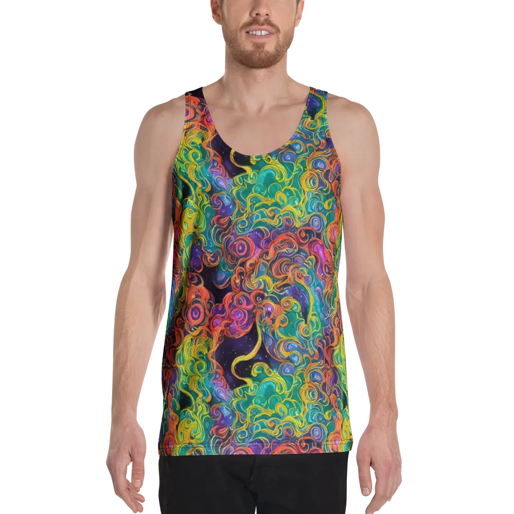 Cosmic Swirl on Men's Tank Top — Front