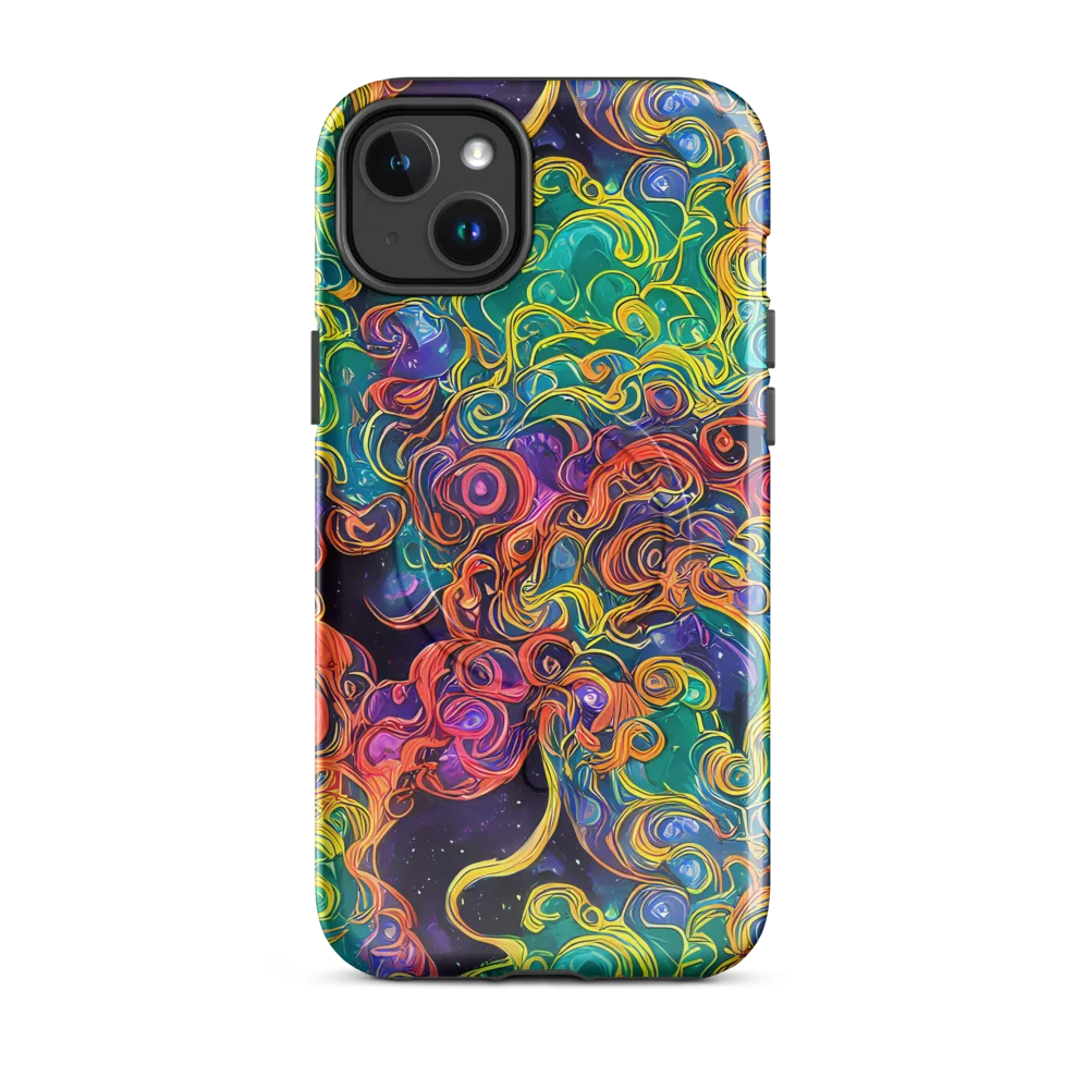 Cosmic Swirl on MagSafe Tough Case for iPhone® — Front