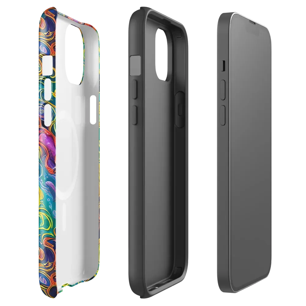 Cosmic Swirl on MagSafe Tough Case for iPhone® — Front