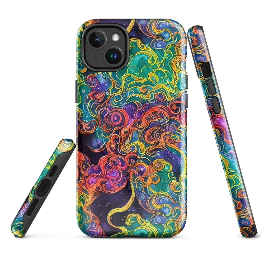 Cosmic Swirl on MagSafe Tough Case for iPhone® — Front
